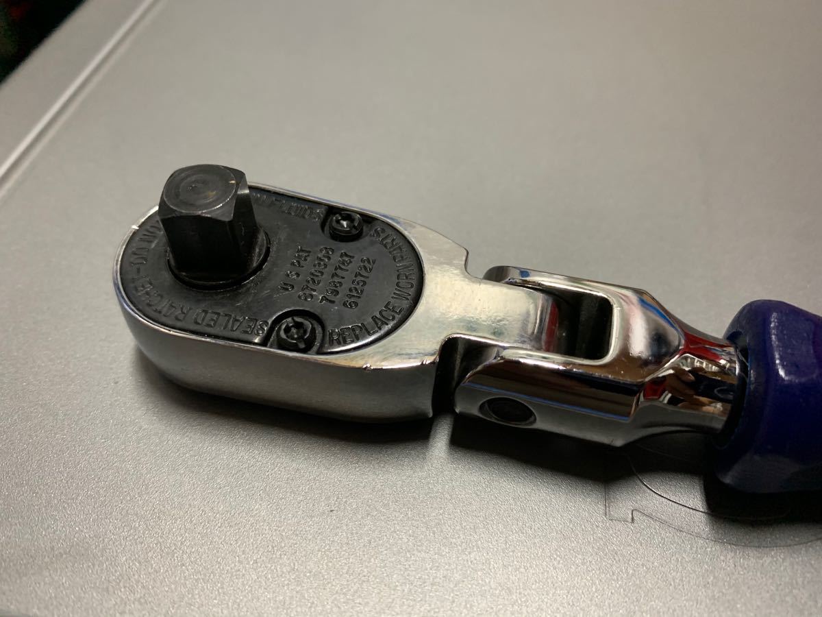 SNAP ON スナップオンFHKFD80Aフレックスラチェット3/8ブルー SNAP ON スナップオンFHKFD80Aフレックスラチェット3/8ブルー