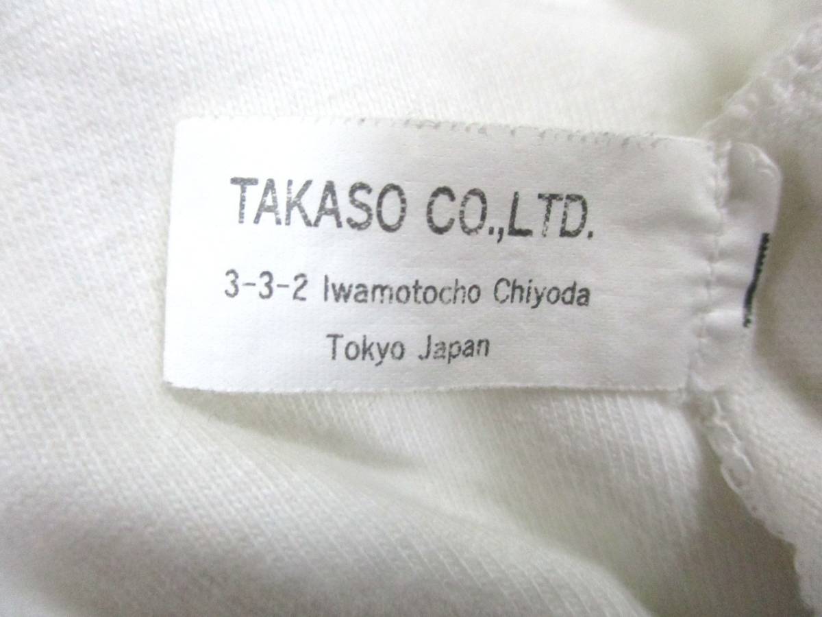 即決！日本製！TAKASO CO LTD BARNS モーターサイクル 後付けワッペン ロングTシャツ Lsize表記_画像8