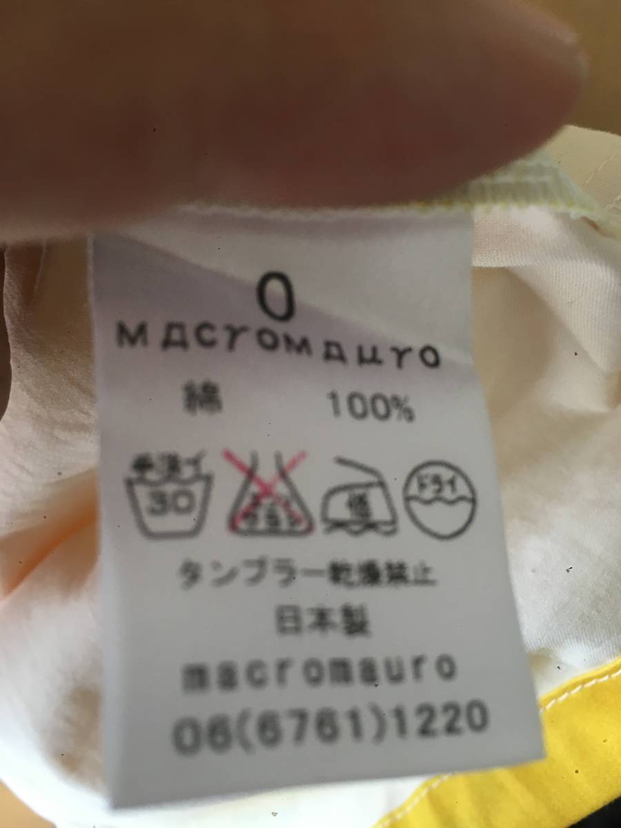 【ビッグサイズシャツ】マクロマウロ macromauro　