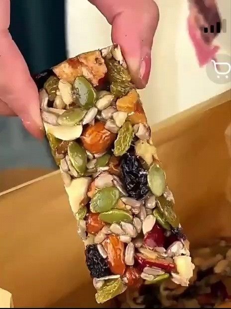 8種栄養ナッツスナック菓子8種ナッツバー【220g】×1袋 個包装厳選天然素材で作った、無添加