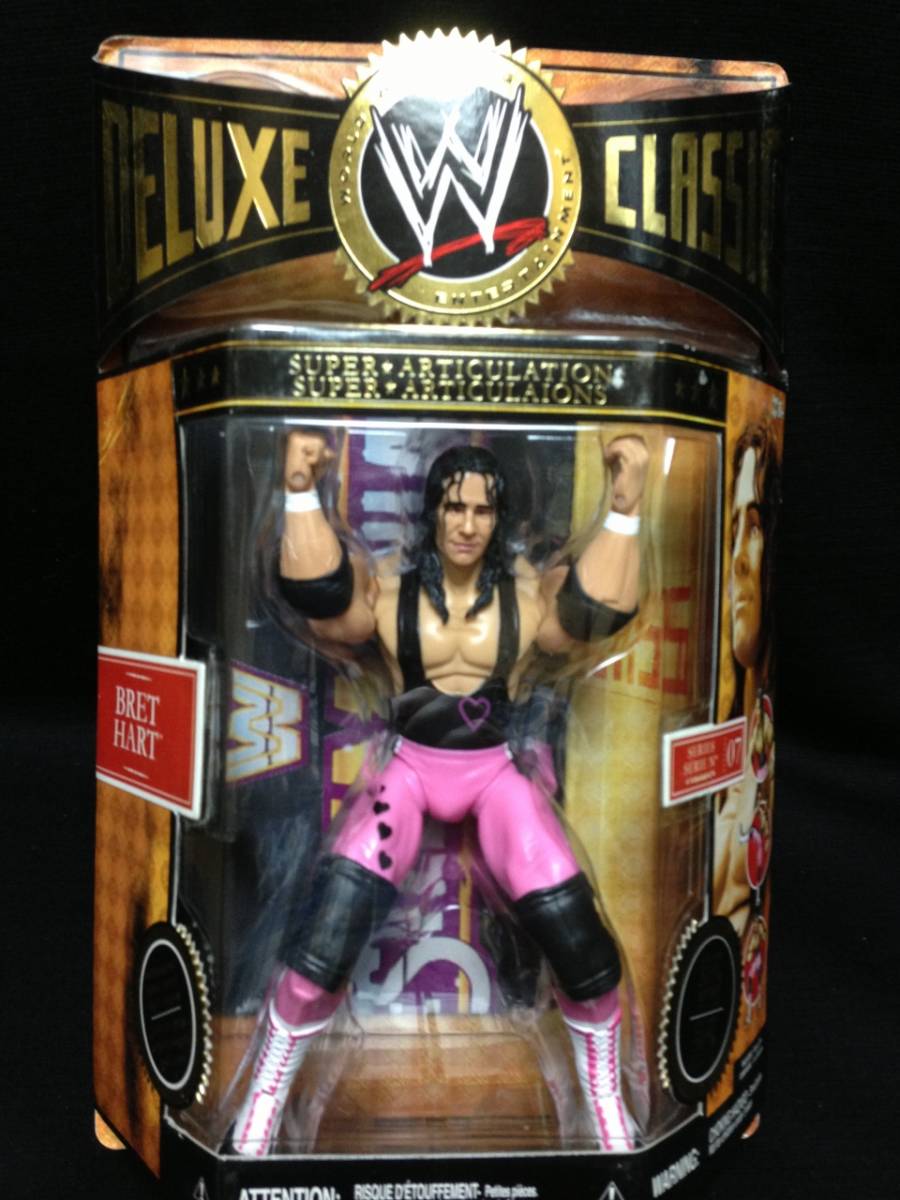 JAKKS：WWE Deluxe Classic Series 7 ブレット・ハート（未開封品）_画像1