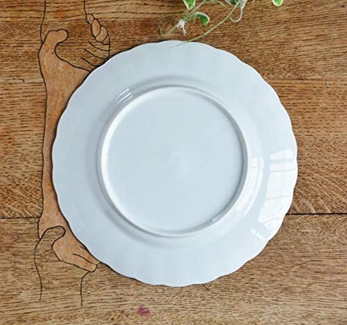 白さと強さと軽さが自慢！強さ3倍 5枚セット 白い食器】われにくい強化磁器 TIARA ティアラ ホワイト フリル　サラダ　ディナー皿　23ｃｍ_画像7