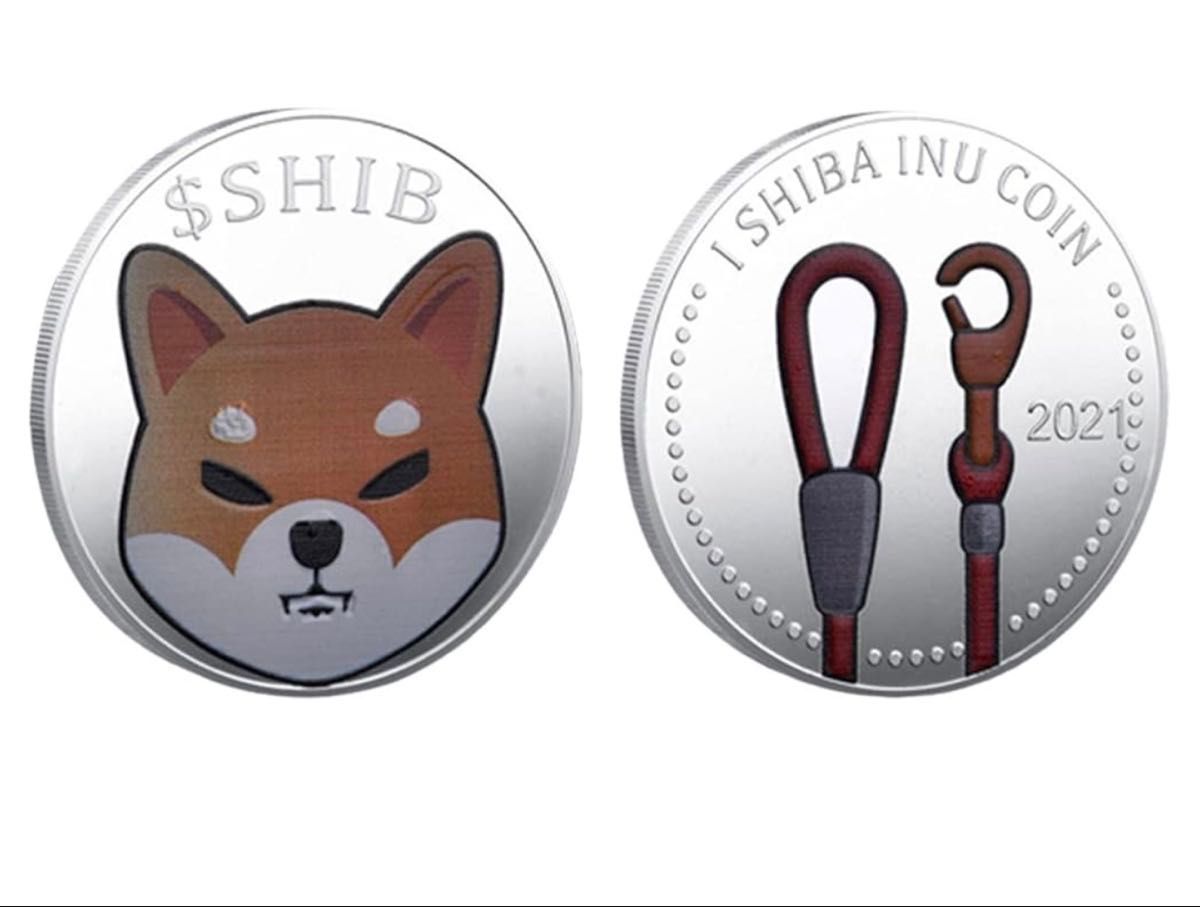 Shibe Mint ドージ年 (戌年)ドージコイン シバイヌコイン(シルバー色) 柴犬コイン(ドージコイン) 記念