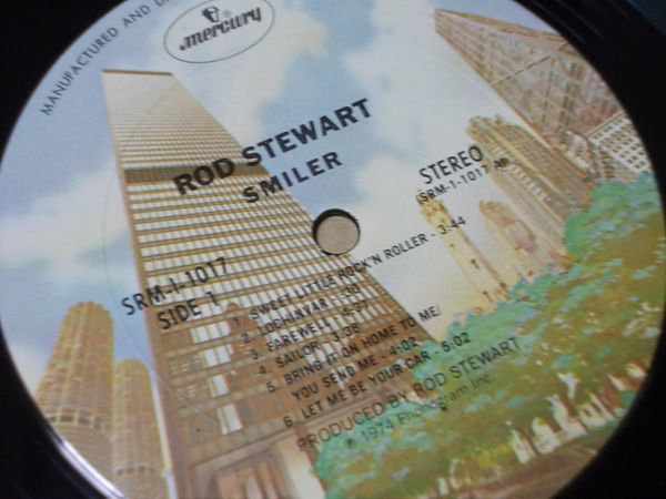 P5625　即決　LPレコード　ロッド・スチュワート　ROD STEWART『SMILER』　輸入盤　US盤_画像3