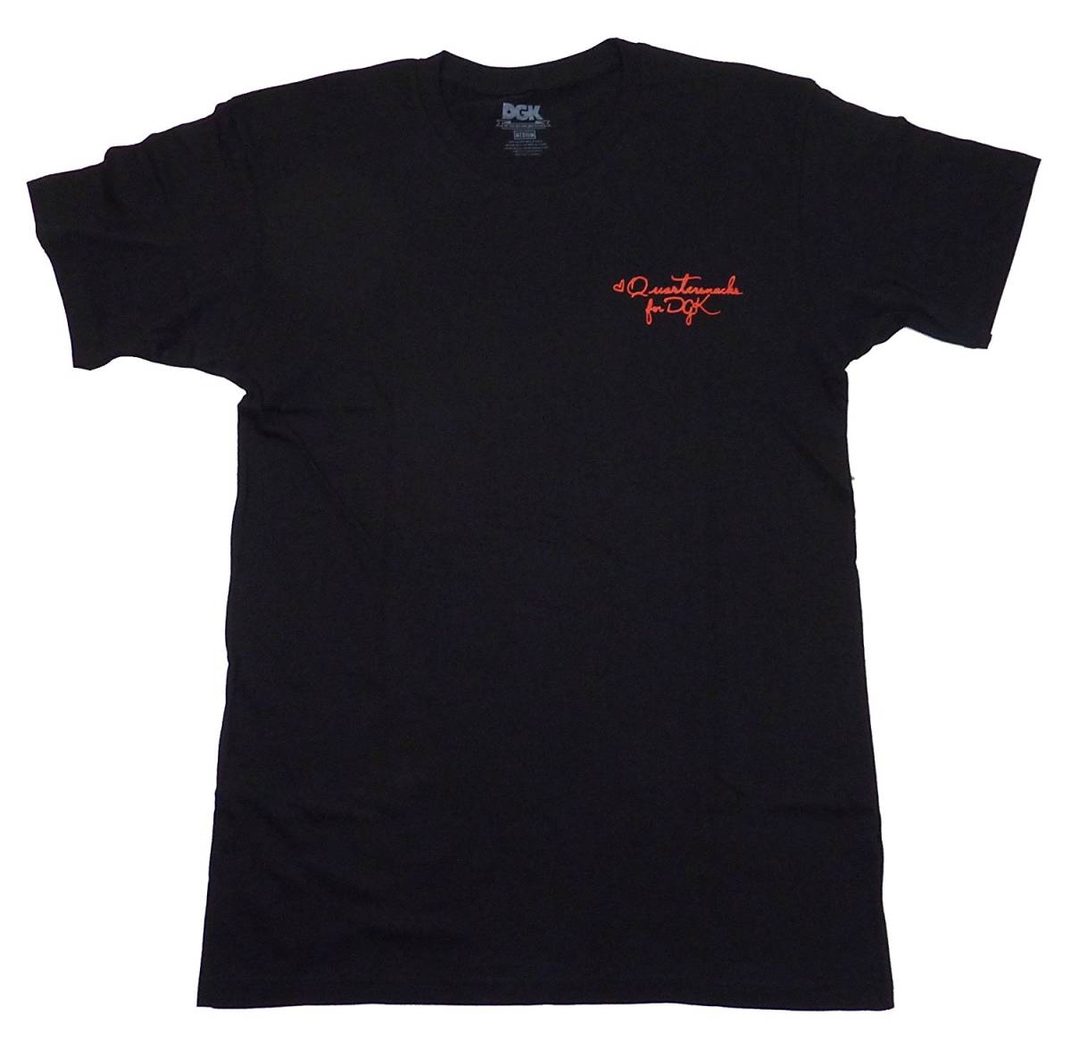 印象のデザイン DGK×QUARTER SNACKS [並行輸入品] (M) Tシャツ（ブラック） クワッタースナック 文字、ロゴ