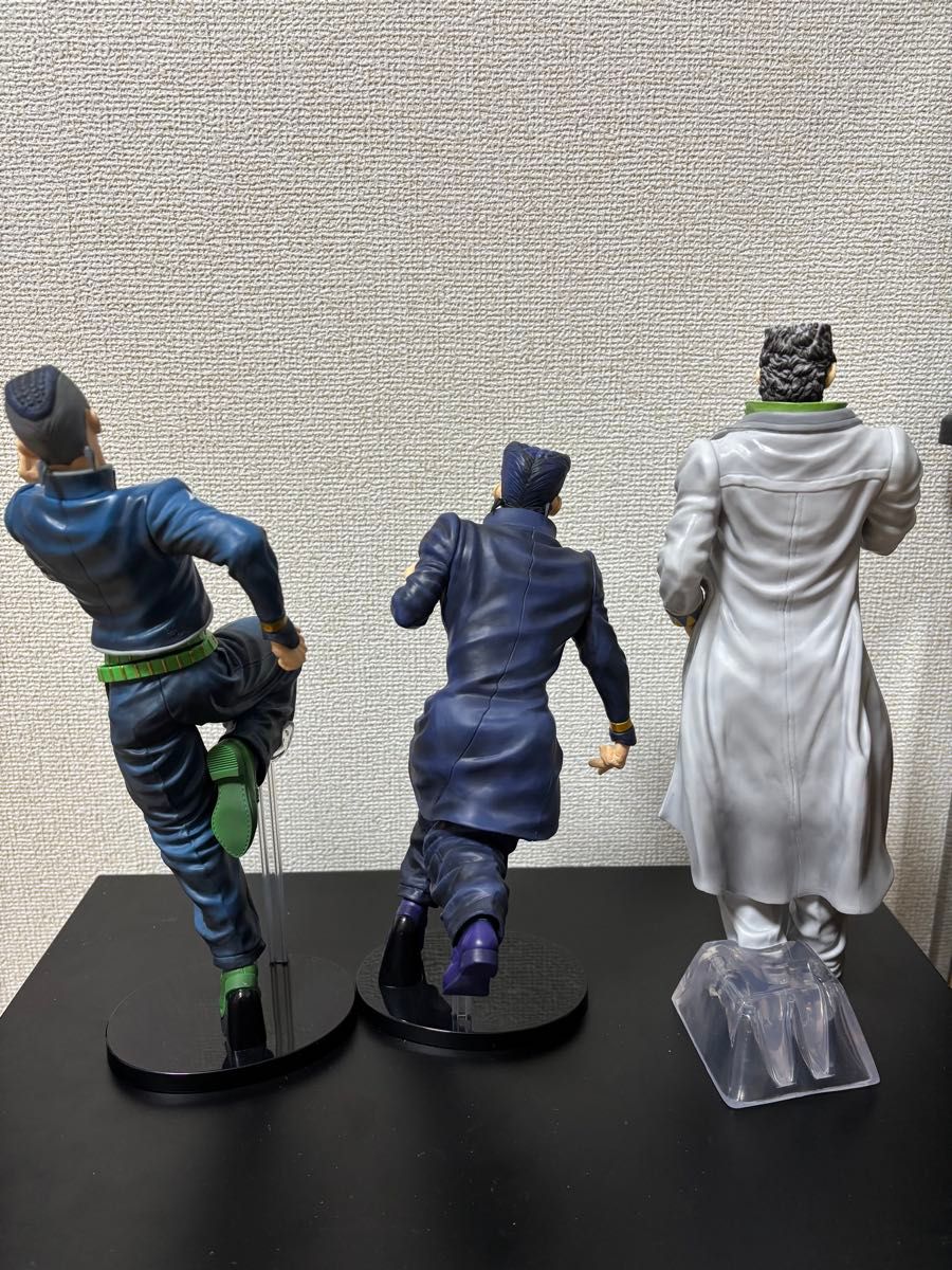 ジョジョ一番くじ ①A賞 仗助②B賞 億泰 ③D賞 承太郎 3体セット ジョジョ一番くじ ①A賞 仗助②B賞 億泰 ③D賞 承太郎 3体