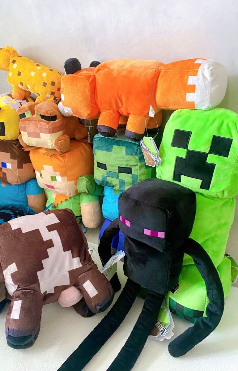 マインクラフト ぬいぐるみ 11体セット Minecraft マインクラフト ぬいぐるみ 11体セット クリーパー