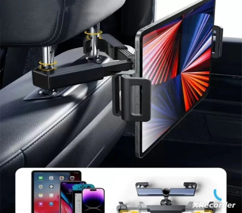 送料無料【新品】車載タブレットホルダー【ヘッドレスト】後部座席 ipad android