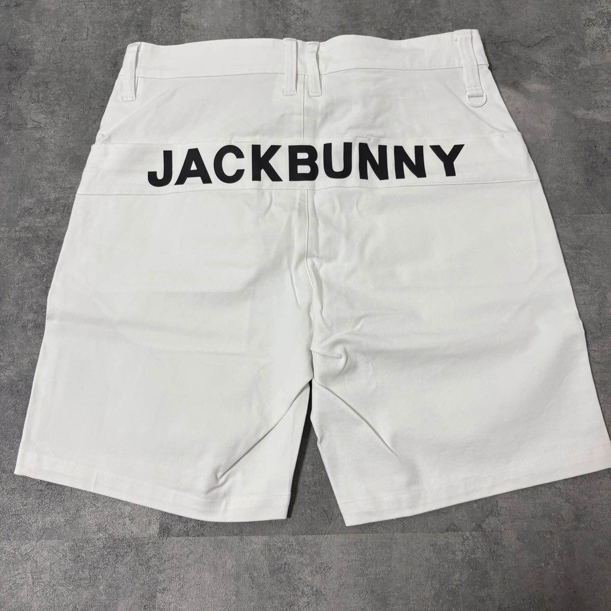 【新品】ジャックバニー 2wayハーフパンツ LLサイズ ホワイト 新品】ジャックバニー 2wayハーフパンツ LLサイズ ホワイト