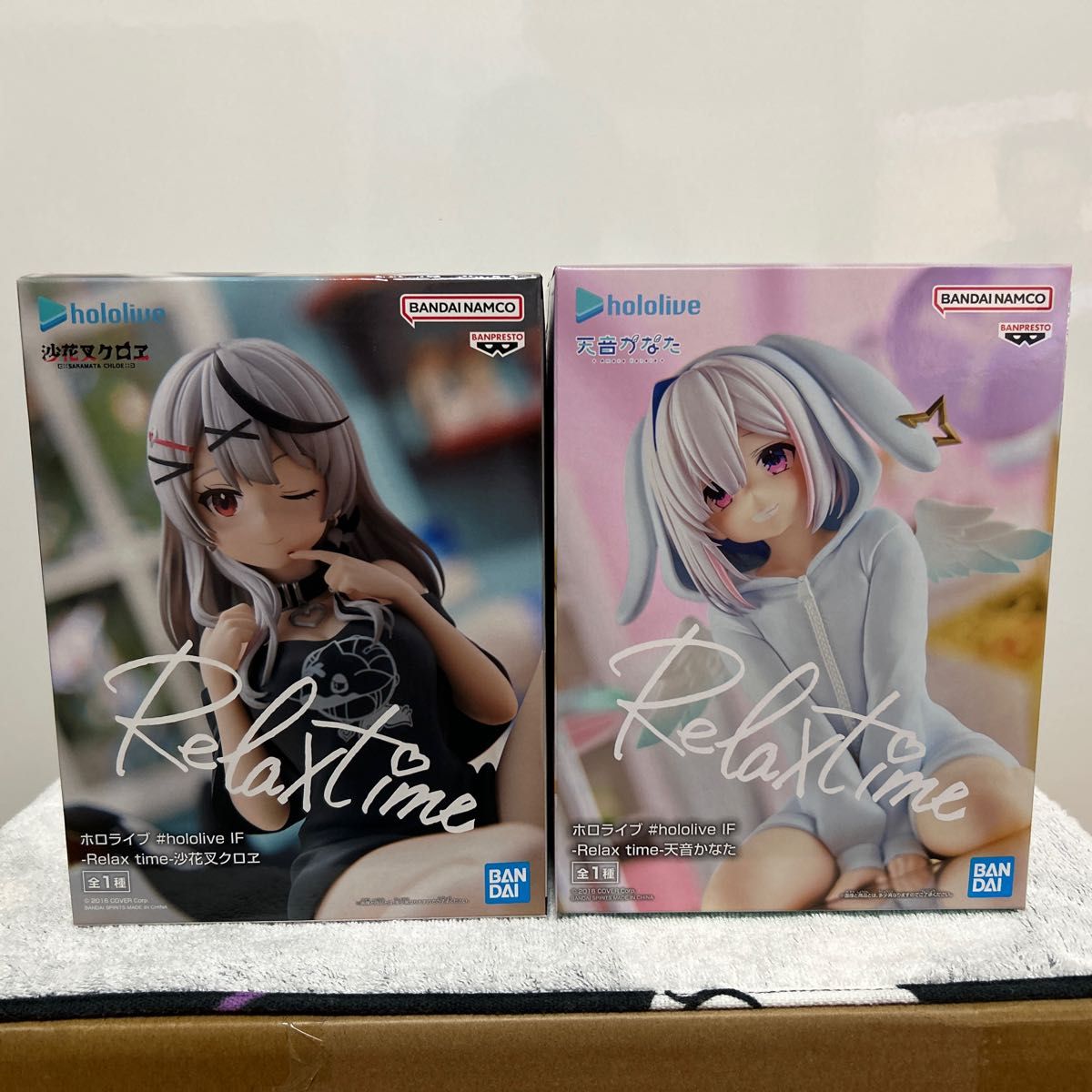 ホロライブ フィギュア 沙花叉クロヱ 天音かなた ホロライブ 沙花叉クロヱ 天音かなた Relax time フィギュア2体