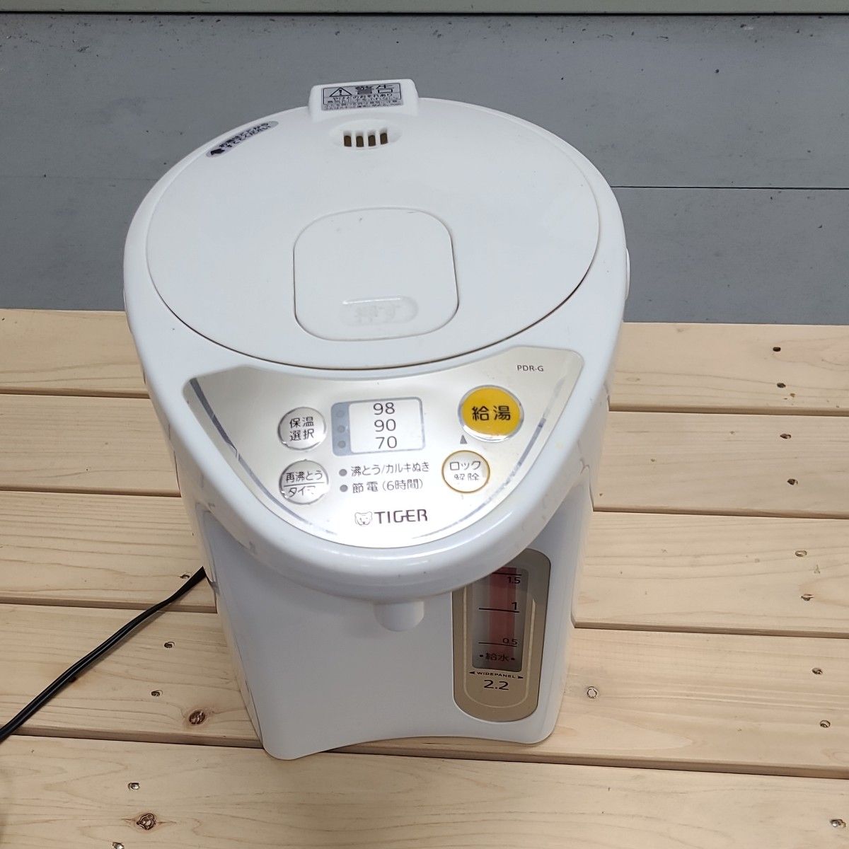 【未使用】TIGER マイコン電動ポット タイガーマイコン電動ポット|Yahoo!フリマ(旧PayPayフリマ)