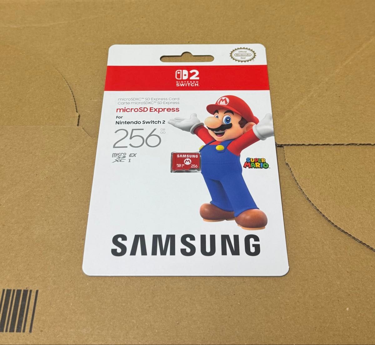 【新品•未開】SAMSUNG 256GB microSD express カード 新品未開封 Samsung microSD Express Card 256GB for Nintendo