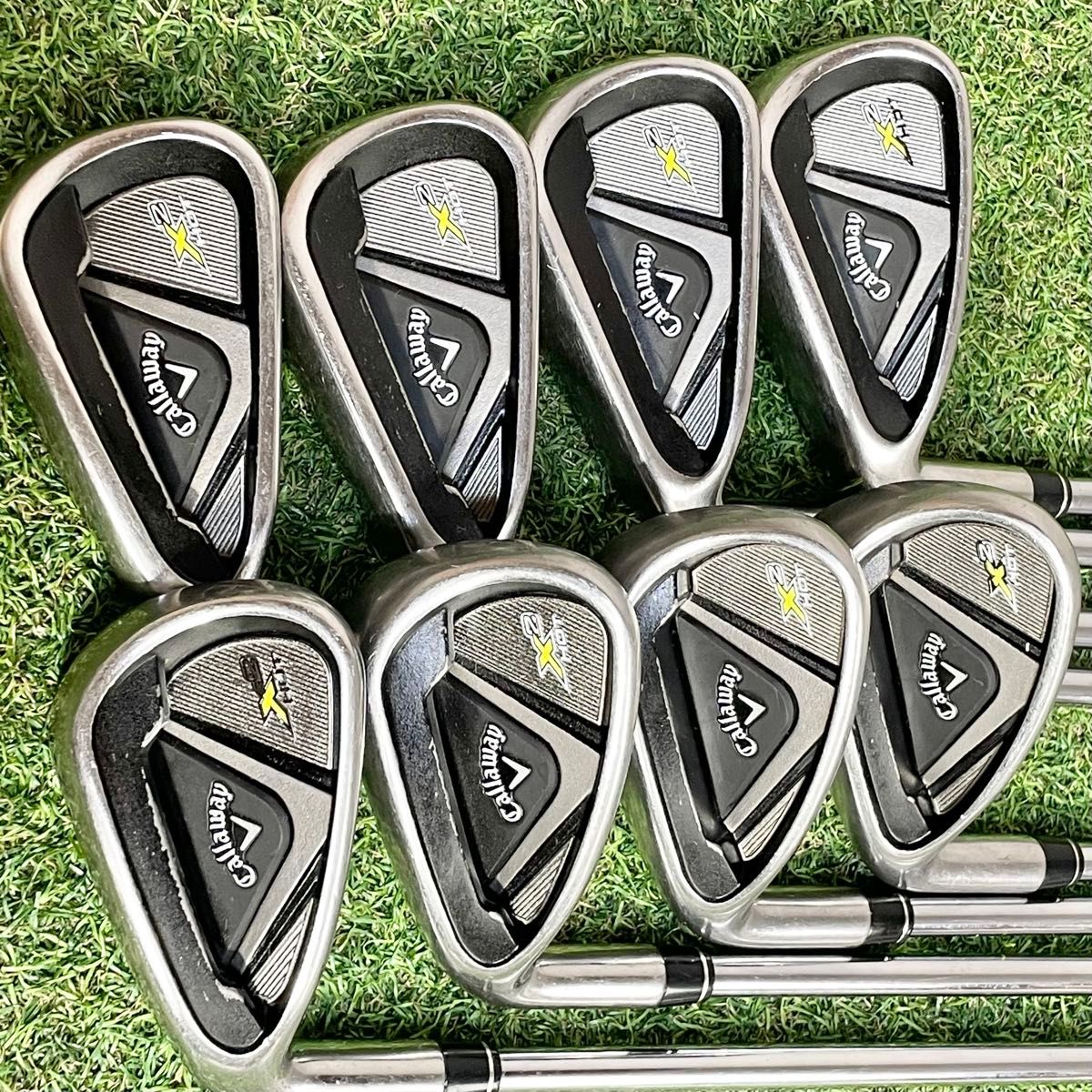 ‼️キャロウェイ X2HOT レフティ アイアン 8本セット フレックスS‼️ 貴重レフティ 豪華8本】Callaway キャロウェイ X2HOT アイアン