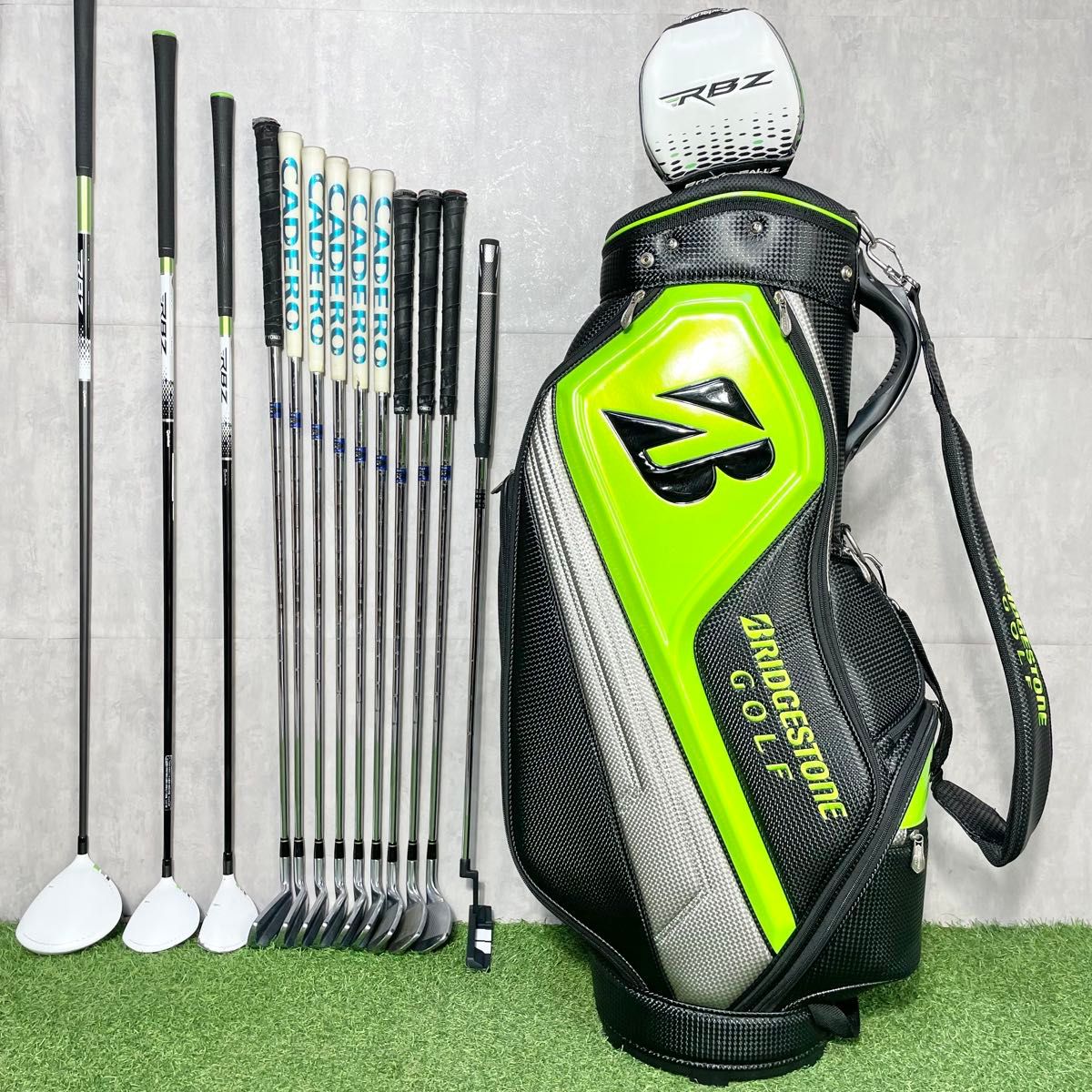 【貴重なレフティ】テーラーメイド RBZ ゴルフクラブセット 豪華13本 S 左 貴重レフティ バッグ美品 豪華13本 】TaylorMade テーラーメイド