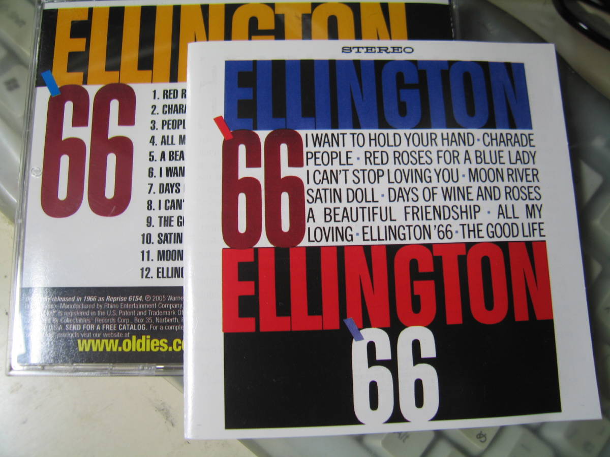 無傷CD デューク・エリントン'66 Duke Ellington ポップスをJAZZに 抱きしめたい シャレード 酒とバラの日々 愛さずにはムーンリヴァー/it _画像1