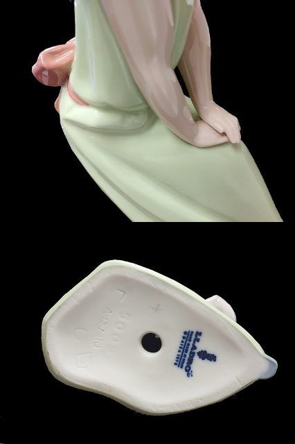 好みに合わせられる-無し リヤドロ LLADRO ヤ•ギと•女性 フ