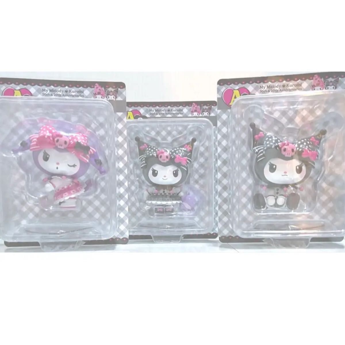 メロクロハッピーくじ A賞フィギュア 新品未開封》Happyくじ クロミ A賞 フィギュア 3種セット