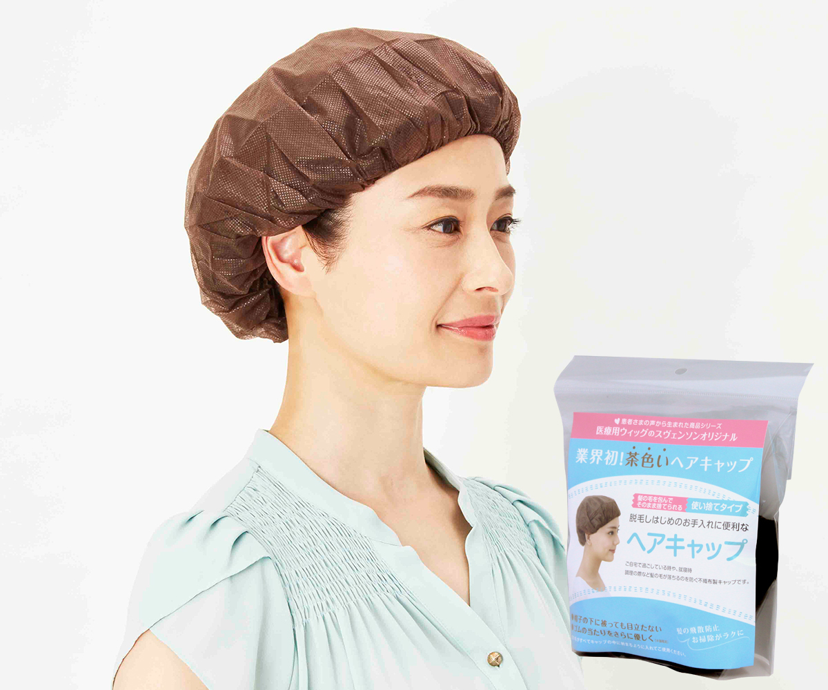 * medical care for wig *Luna hair - medium Ⅱ* unused * hat ( Sylphy ). using cut . type hair cap (8 sheets ) attaching 