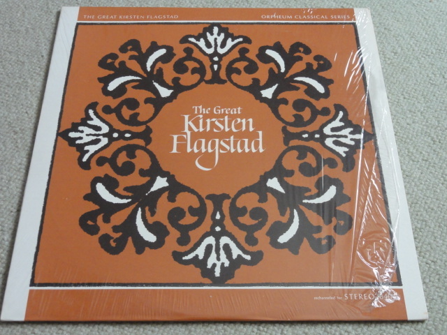 フラグスタート The Great Kirsten Flagstad 米ORPHEUM8404 美品_画像1