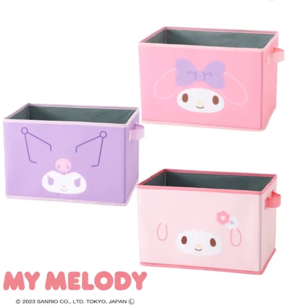 5点目100円♡新作♡新品♡マイメロちゃん&クロミちゃん♡収納ボックス 新品】サンリオ マイメロディクロミ ピアノちゃん 収納ボックス3