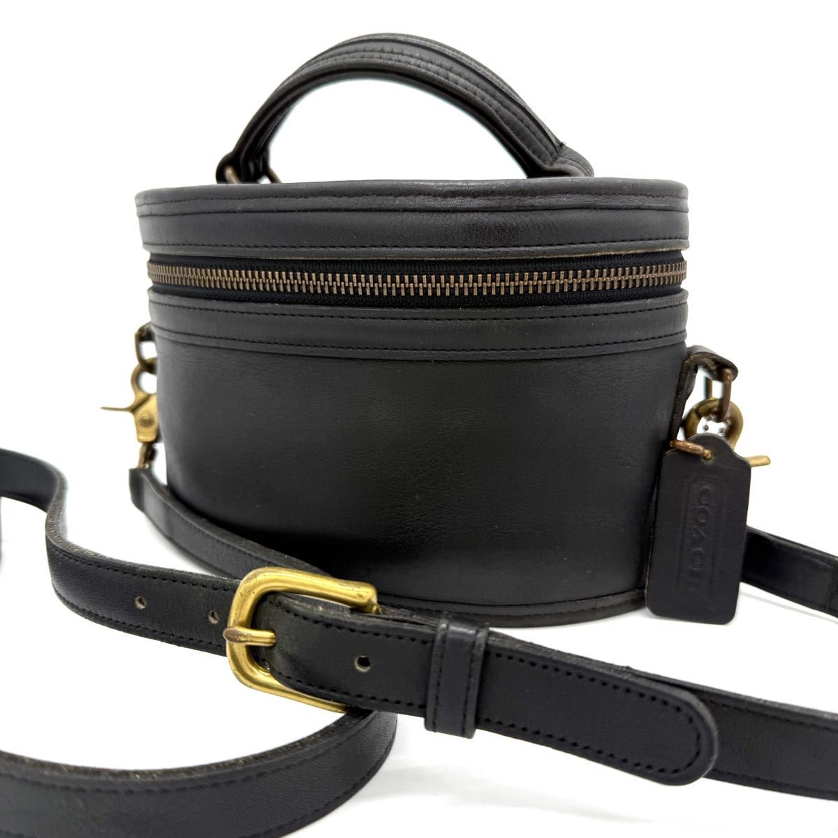 【激レア/美品◎】ヴィンテージコーチ オールド ヴァニティ ハンドバッグ USA 激レア OLD COACH オールドコーチ 2way バニティバッグ