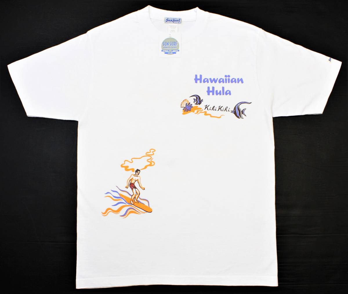 YTS84東洋XSハワイアン フラ キヒキヒHawaiian HulaフラガールKihi Kihi半袖TシャツUSA製SUN SURFサンサーフ_画像5