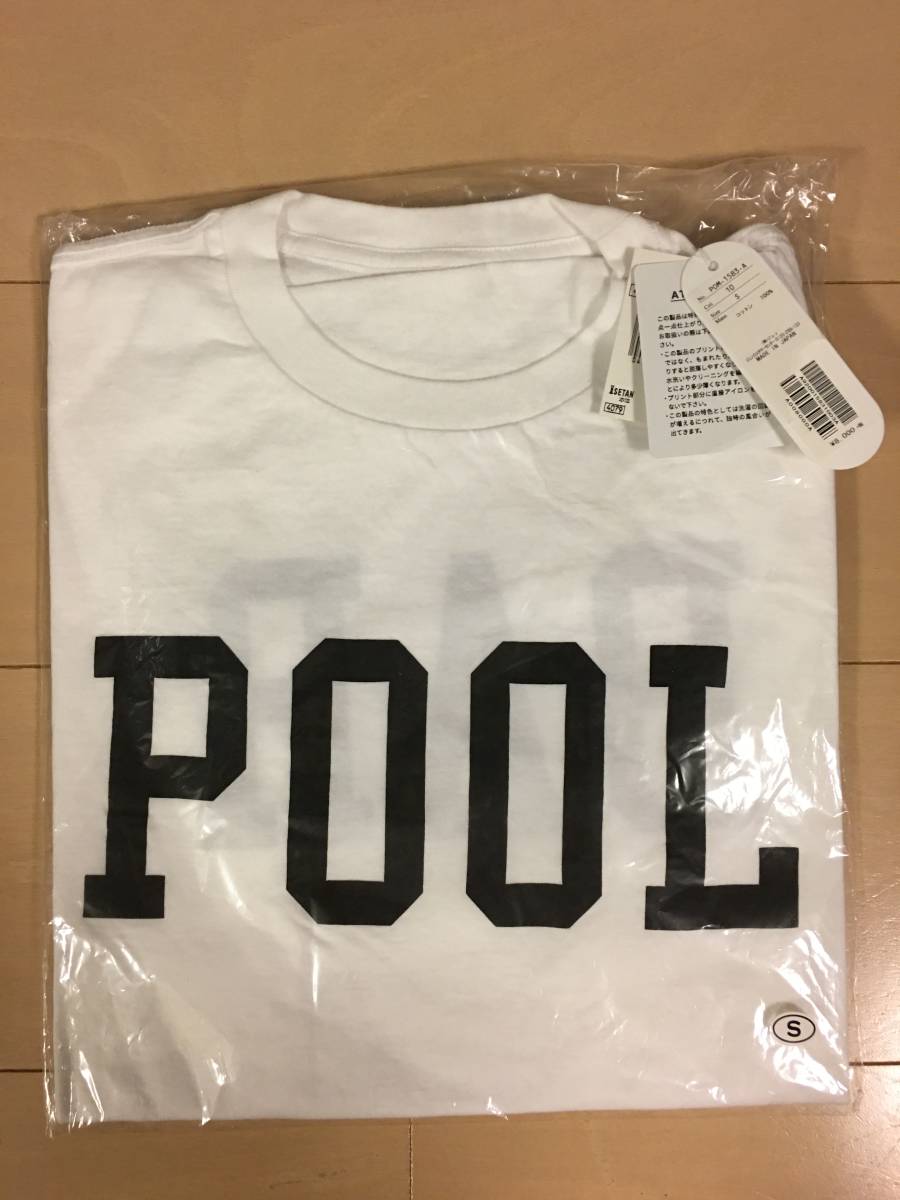 国内正規品 新品 the POOL shinjuku 購入 POOL BAR Tシャツ White Sサイズ タグ付き ホワイト 白 プール新宿 the POOL aoyama プール青山_フロントデザイン