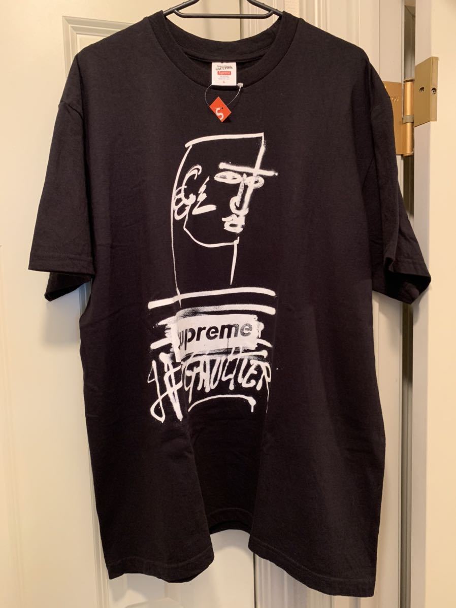 L Supreme Jean Paul Gaultier Tee Black Large シュプリーム ジャンポールゴルチエ ブラック 黒 半袖 Tシャツ