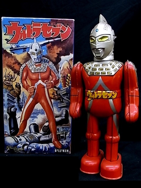 e3928 ウルトラセブン ブリキ ゼンマイ歩行 ビリケン商会 円谷 e3928 ウルトラセブン ブリキ ゼンマイ歩行 ビリケン商会 円谷