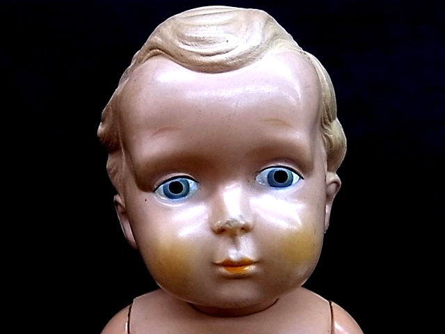 e3896 セルロイド人形 ドール 男の子 34cm 昭和レトロ アンティーク
