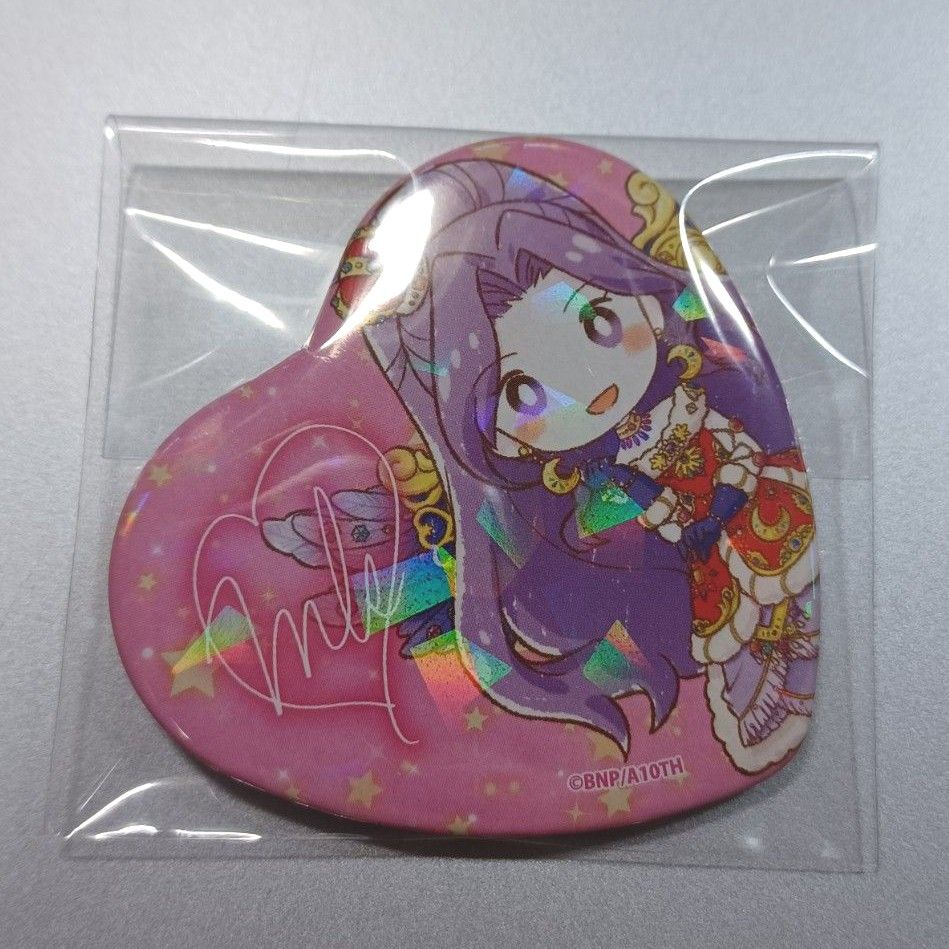 アイカツ 大衣装展 神崎美月 缶バッジ×12 アイカツ オールアイカツ大衣装展 ハート缶バッジ 神崎美月