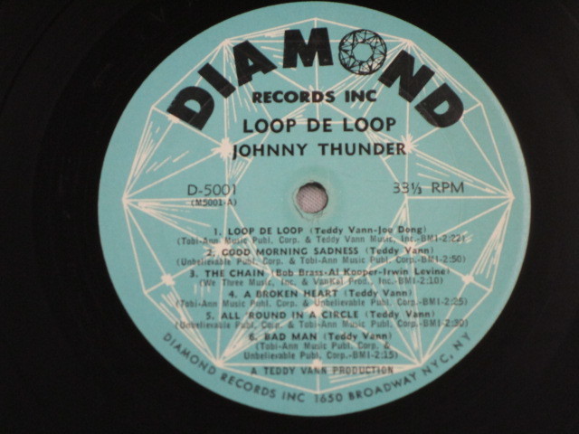 【SOUL LP】JOHNNY THUNDER / LOOP DE LOOP_画像2