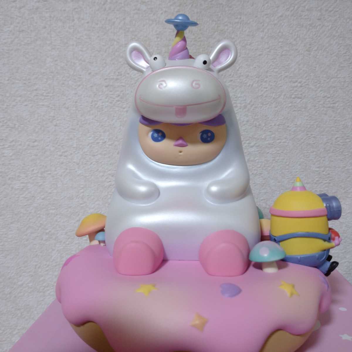 popmart pucky minions fluffy unicorn baby ポップマート プッキー ミニオン フィギュア 置物 bob figure 飾り スイーツ ボブ ユニコーン_画像2