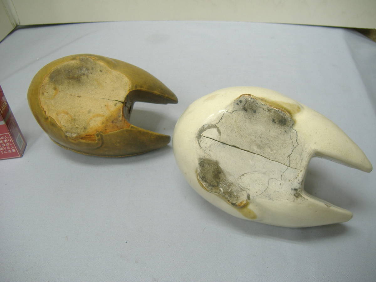 骨董品 陶磁器 京焼 寶山 夫婦鴛鴦 屏風抑 売切