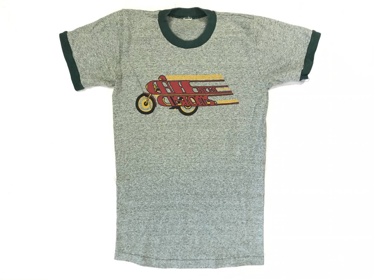 古着 19875 半袖 Tシャツ バイク カフェレーサー USA ビンテージ オリジナル vintage 80 90 old オールド ハーレー _画像2