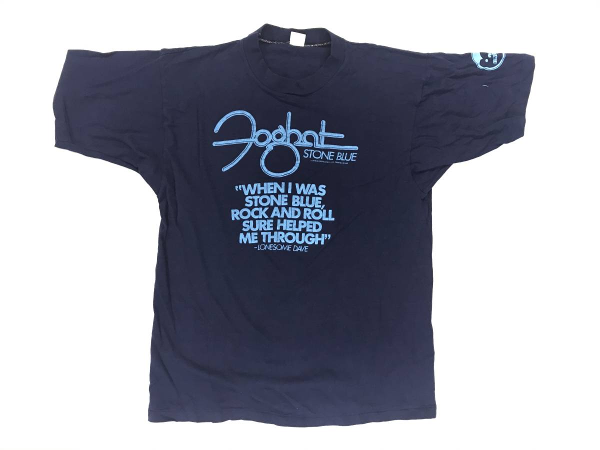 古着 48 半袖 Tシャツ foghat フォガット ロック バンド USA コットン ビンテージ オリジナル vintage 70 80 90 old オールド_画像1