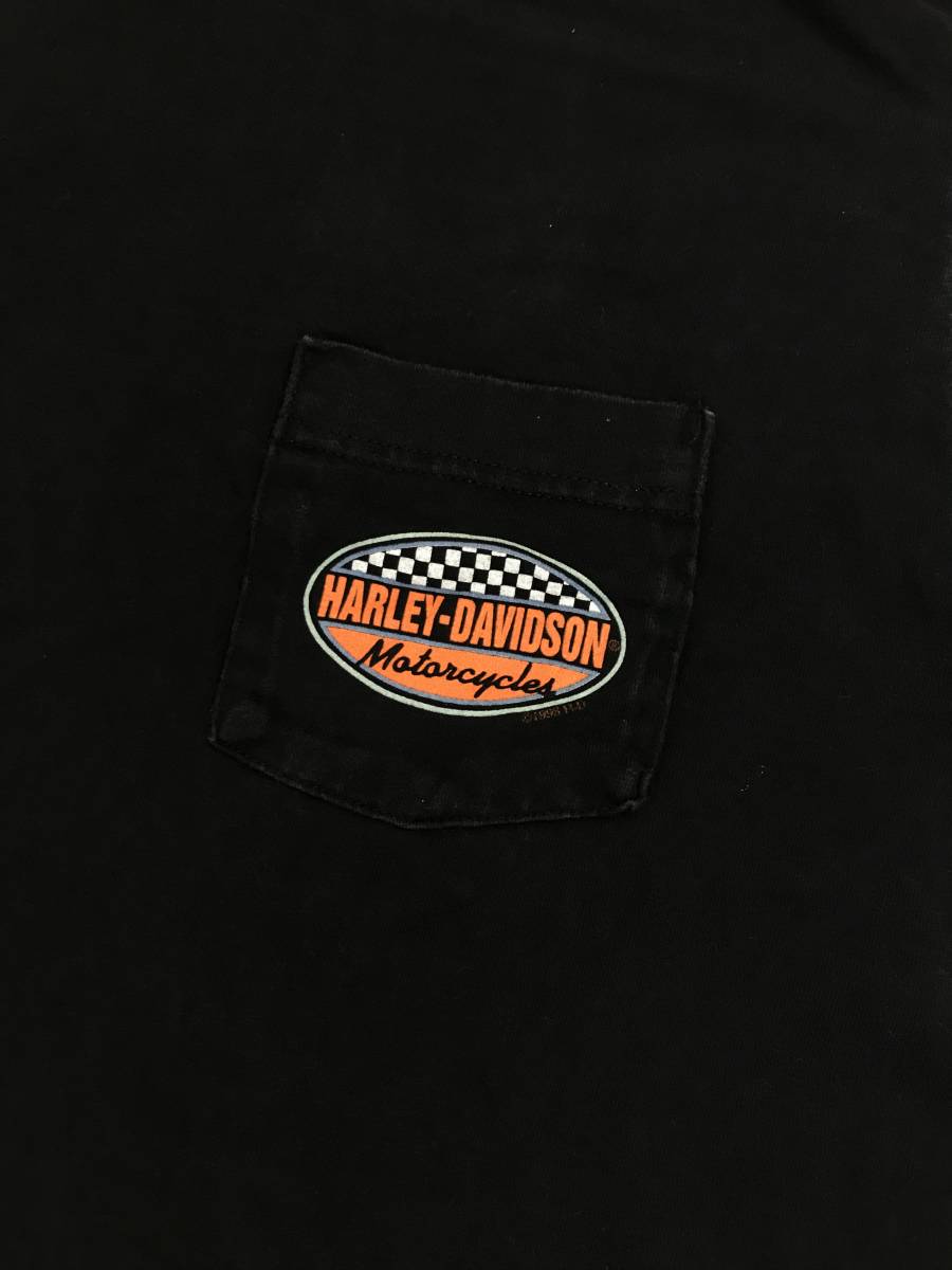 古着 14 XLサイズ 半袖 Tシャツ ハーレー hurley USA ビンテージ オリジナル vintage 80 90 old オールド デイトナ スタージス_画像2