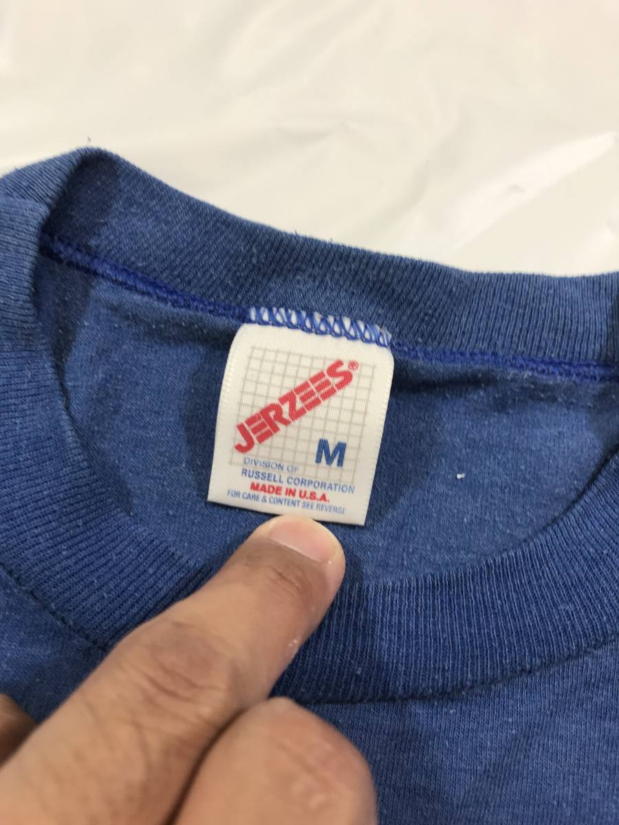 古着 37 Mサイズ 半袖 Tシャツ カレッジ USA コットン ビンテージ オリジナル vintage 70 80 90 old オールド_画像3