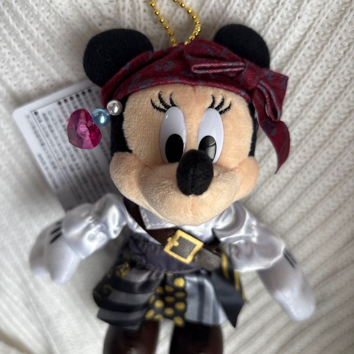 ディズニー パイレーツ 2025 ミッキー ミニー ぬいぐるみバッジセット ディズニー パイレーツ ぬいぐるみバッジ ミニー
