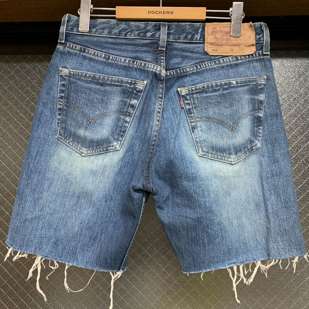 リーバイス　カットオフ　ショート　パンツ　ボトム　ハーフ　ジーンズ　デニム　501 w31インチ　Levis_画像1