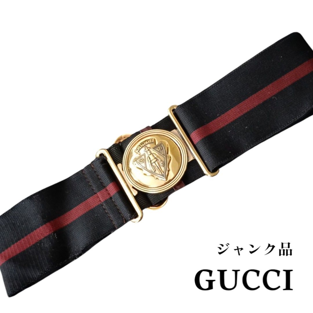 GUCCI グッチ ストライプ ベルト GUCCI ベルト ストライプ ブラック レッド ゴールド|Yahoo