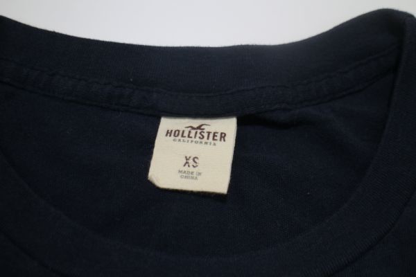 【古着 レアLADY'SホリスターサーフカリフォルニアロゴプリントTシャツ紺XS】hollister surf Californiaアメカジ格安出品女性用_画像4