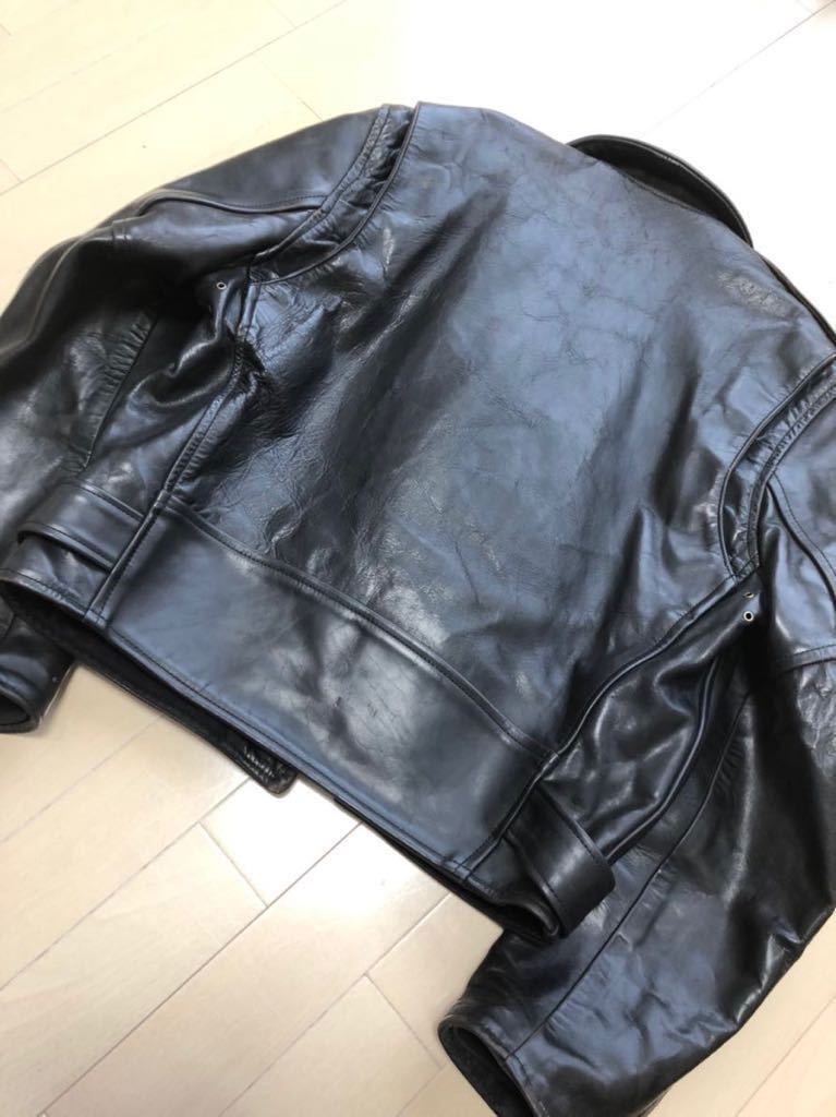 極品 デッドストック 1997年頃 AERO LEATHER エアロレザー / ホースハイド ダブルライダース The REAL McCOY'S/リアルマッコイズ 入手不可