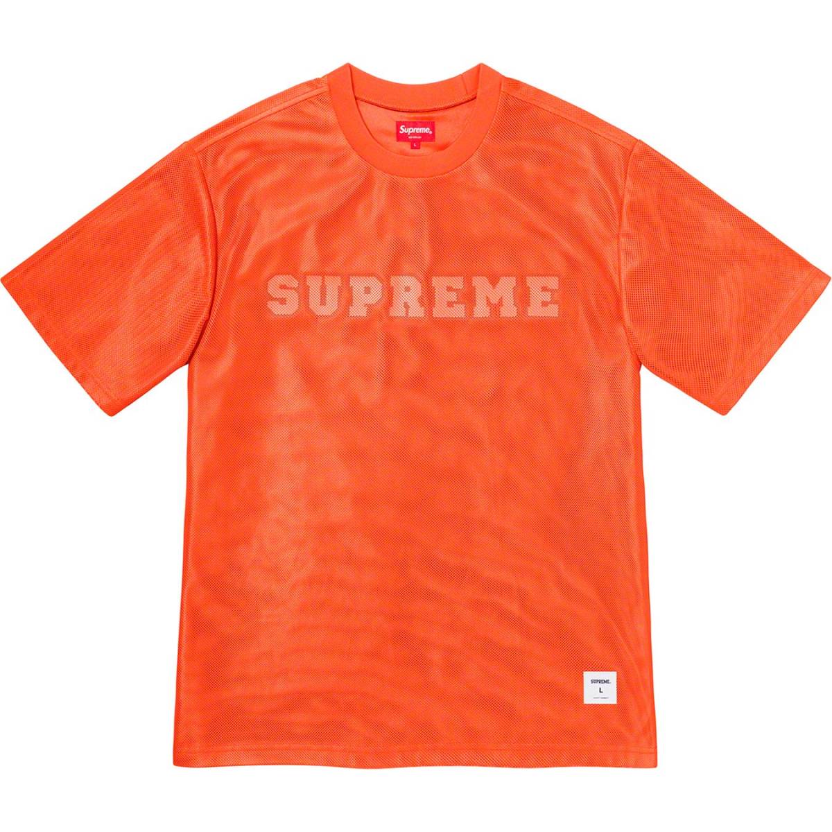 T 新品 ★ 即完 ★１番人気カラー / サイズ ★ Supreme Box Logo ステッカー★ 国内正規 ★納品書/原本 タグ付 ★Dazzle Mesh S/S Top_画像2