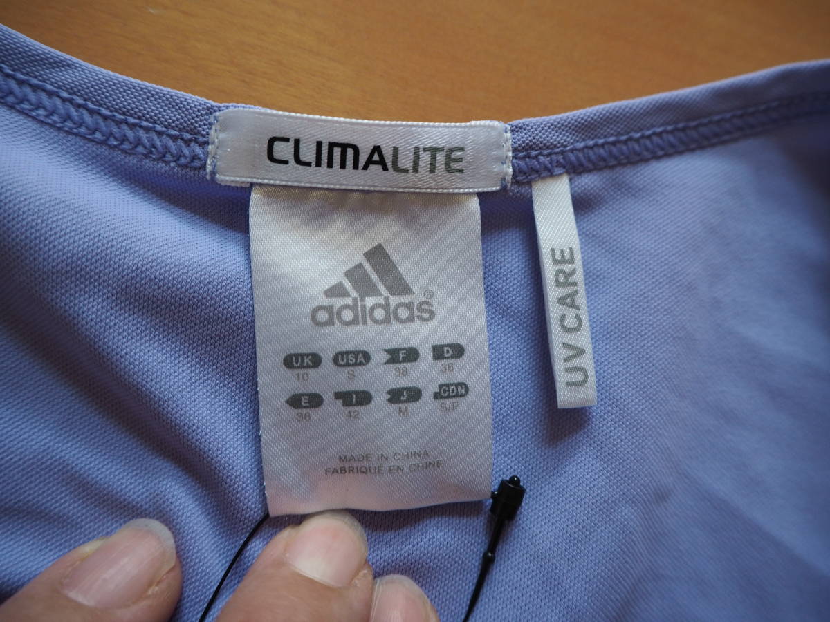 adidasアディダス☆CLIMALITE☆半袖Tシャツ♪サイズM☆新品