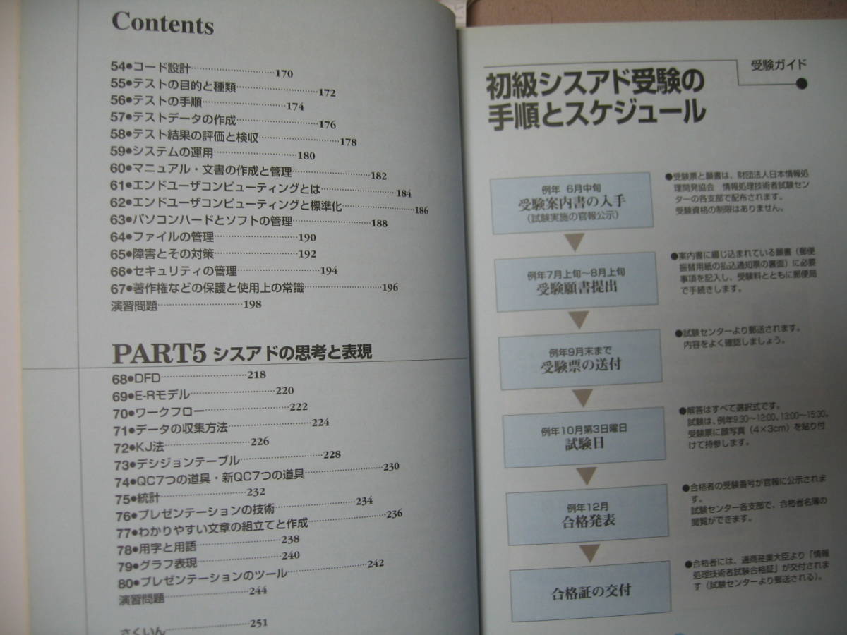 ★絵で見て受かる初級シスアド試験 ： 合格に必要な知識をイラストで解説、 ★池田書店 定価：￥1,700 _画像4