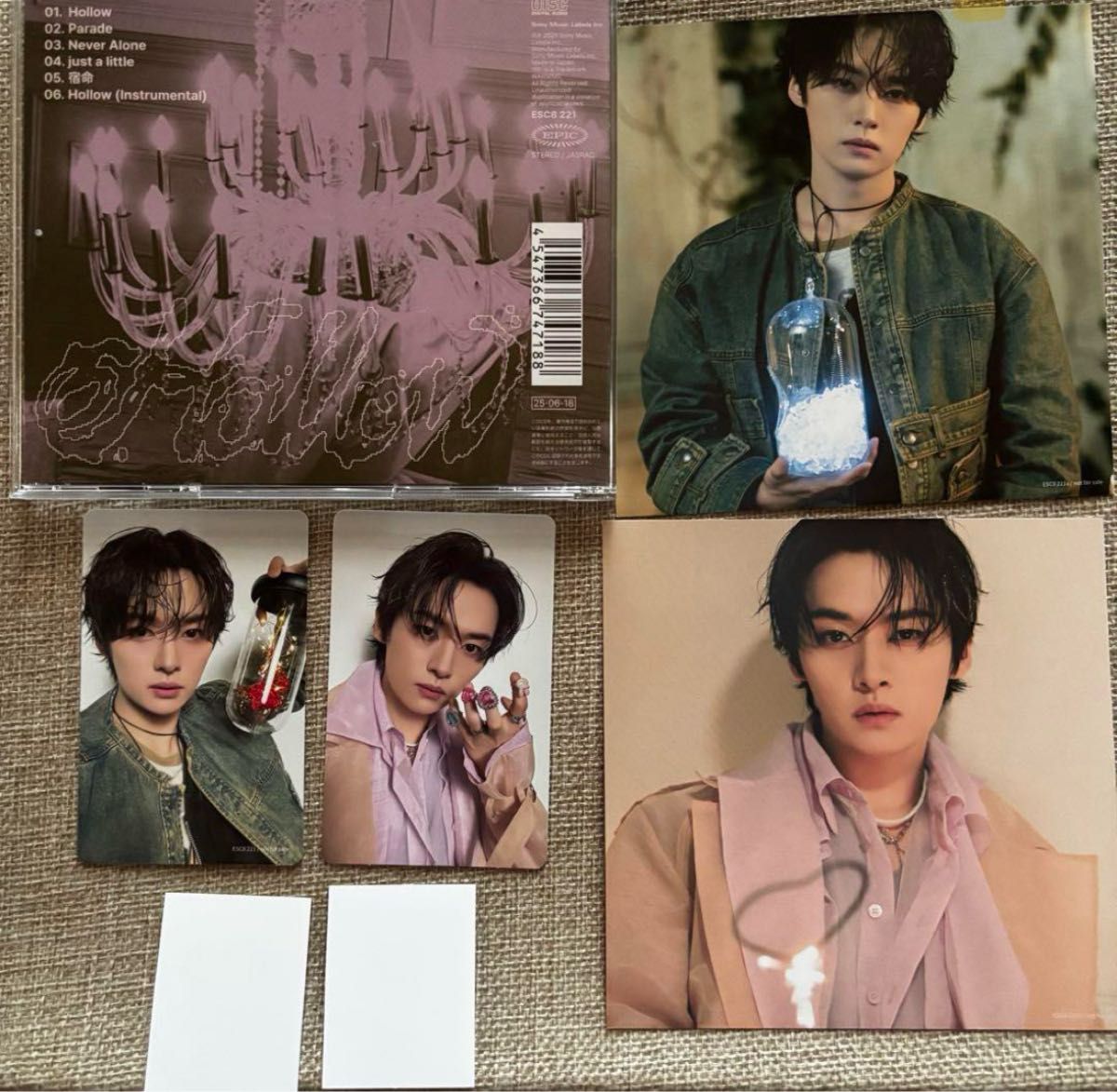 Stray Kids スキズ Hollow リノ 封入コンプセット straykids hollow FC盤 リノ leeknow コンプリート セット CD 未