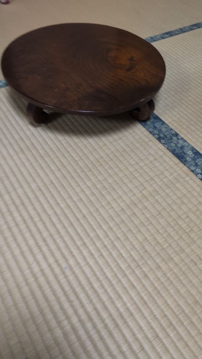 木製 花台 直径約41cm【特注品】