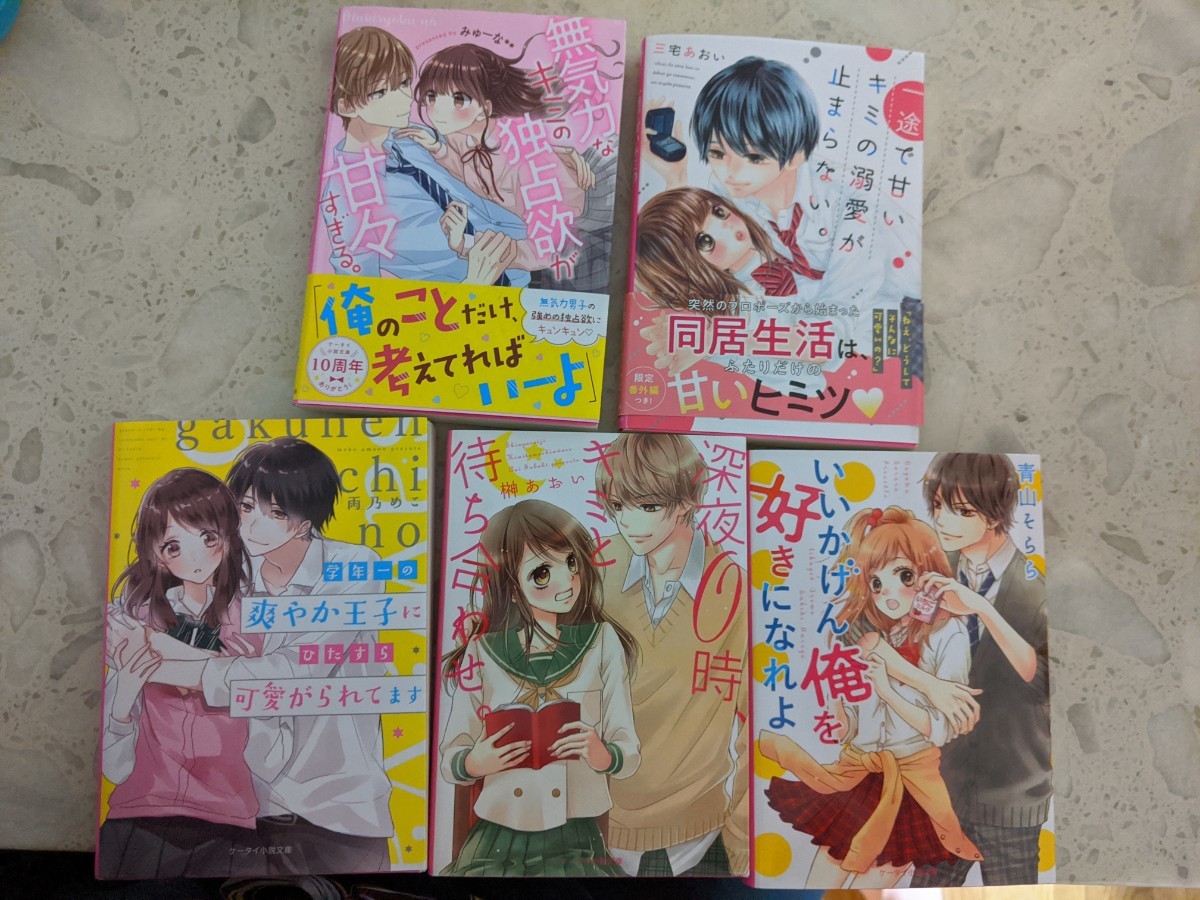 Paypayフリマ 本 恋愛小説 5冊まとめ売り Paypayフリマ 本 恋愛小説 5冊まとめ売り