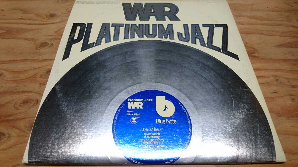 WAR/PLATINAM JAZZ US盤 BLUE NOTE 2LP_画像2